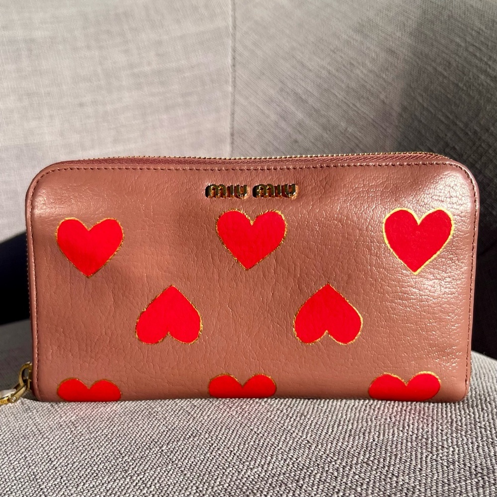 Miu Miu Long Wallet Custom Painted